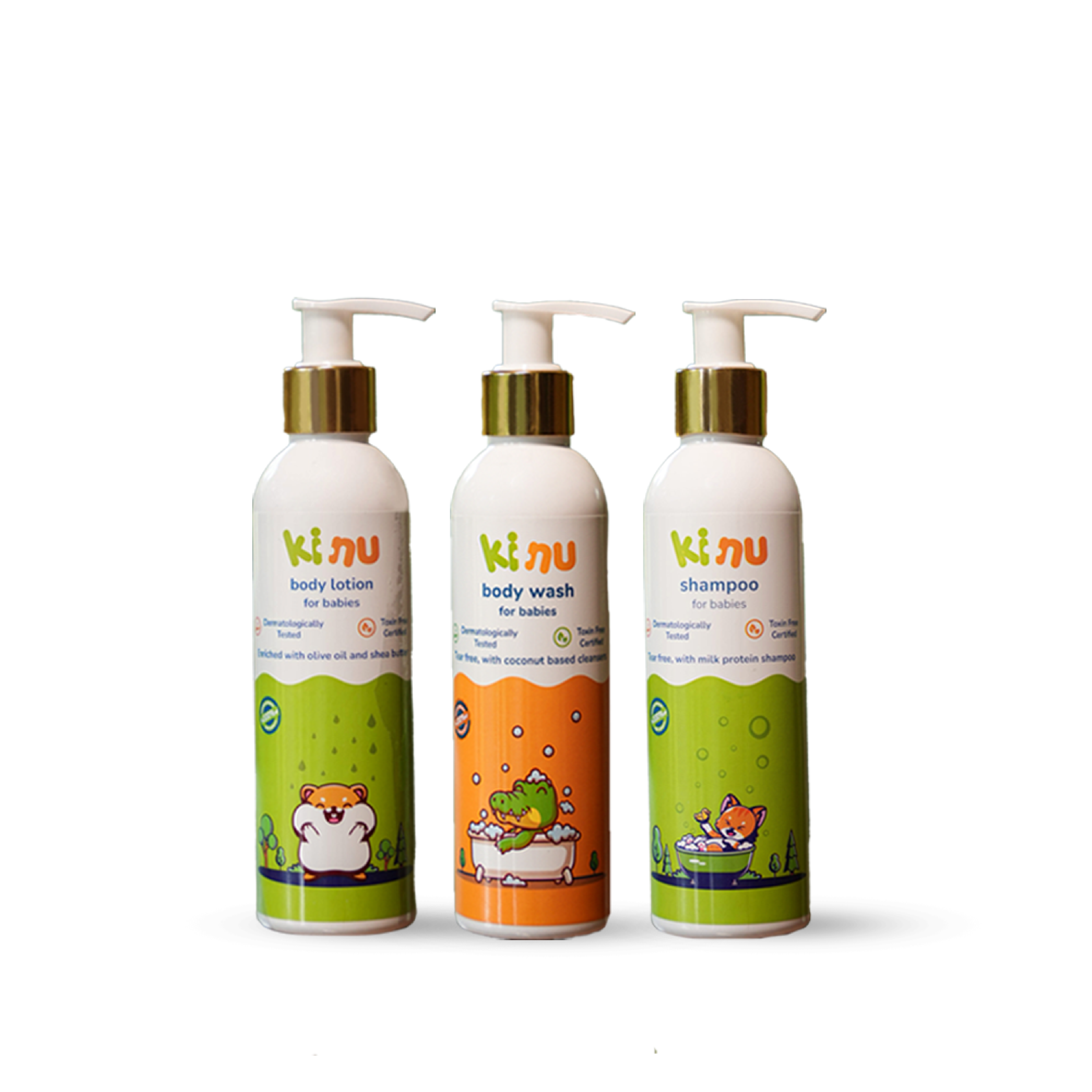 Body Lotion + Body Wash +Shampoo