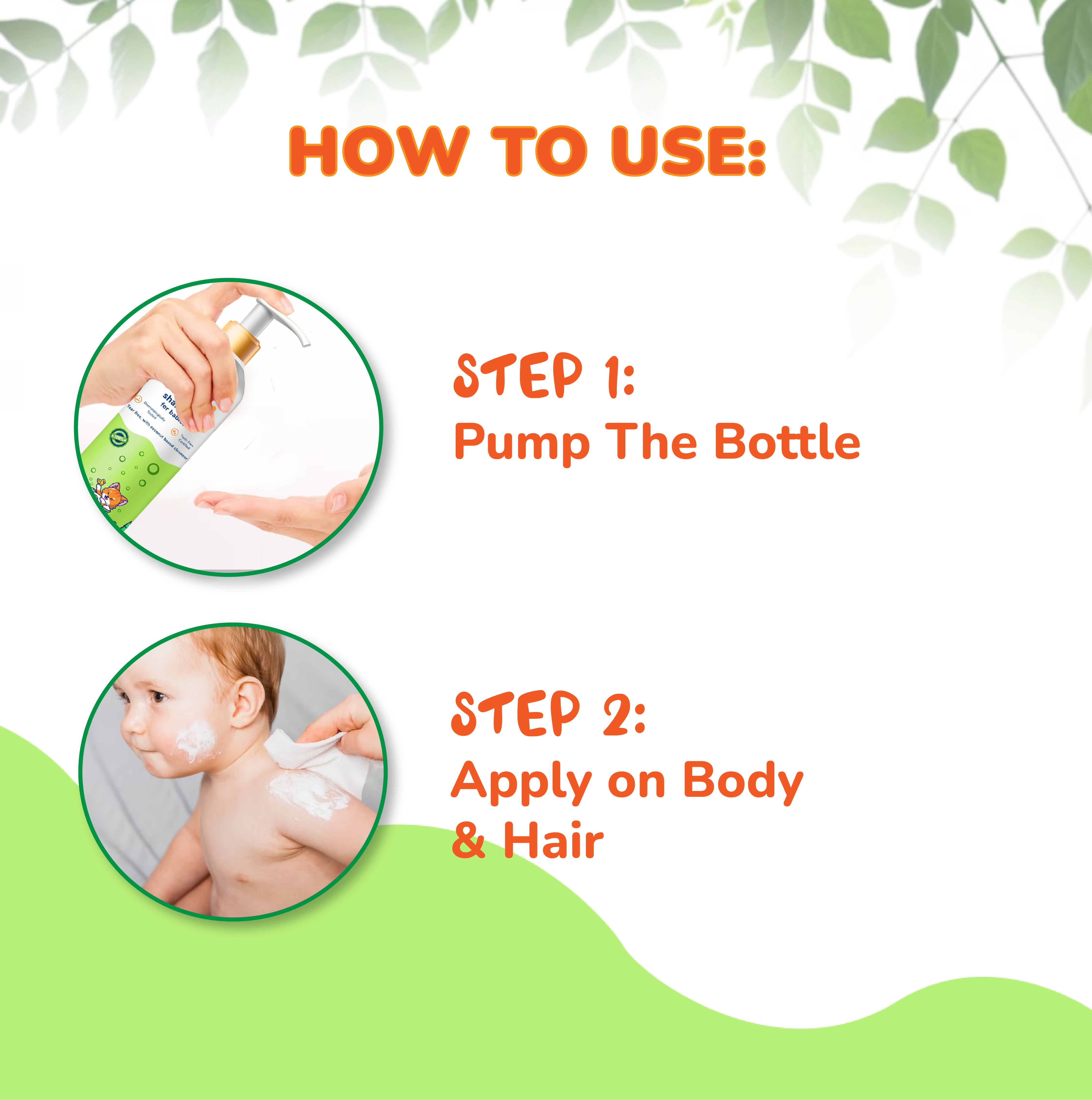 Body Lotion + Body Wash +Shampoo