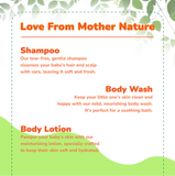 Body Lotion + Body Wash +Shampoo