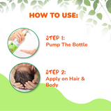 Body Wash +Body Lotion + Hair Oil +Shampoo+ Massage Oil